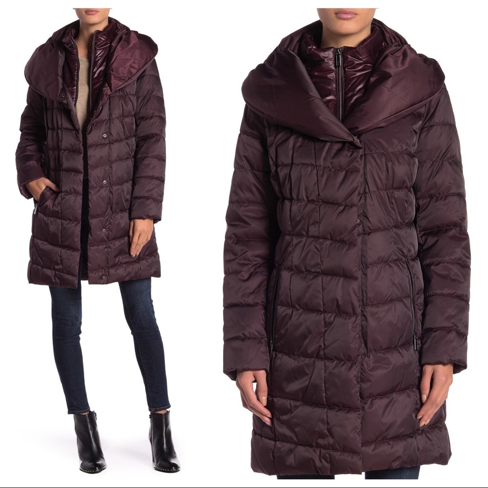 Kenneth Cole New York Zip Panel Puffer Jacket